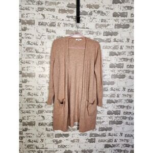Madewell Cardigan Size XS Pink Heathered Wool Alpaca‎ Blend Sweater
